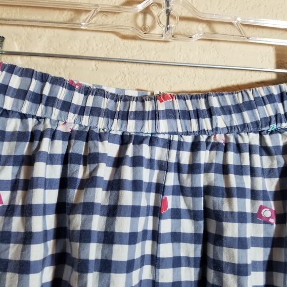 Yumi Travel Novelty Gingham Skater Skirt - Picture 8 of 16